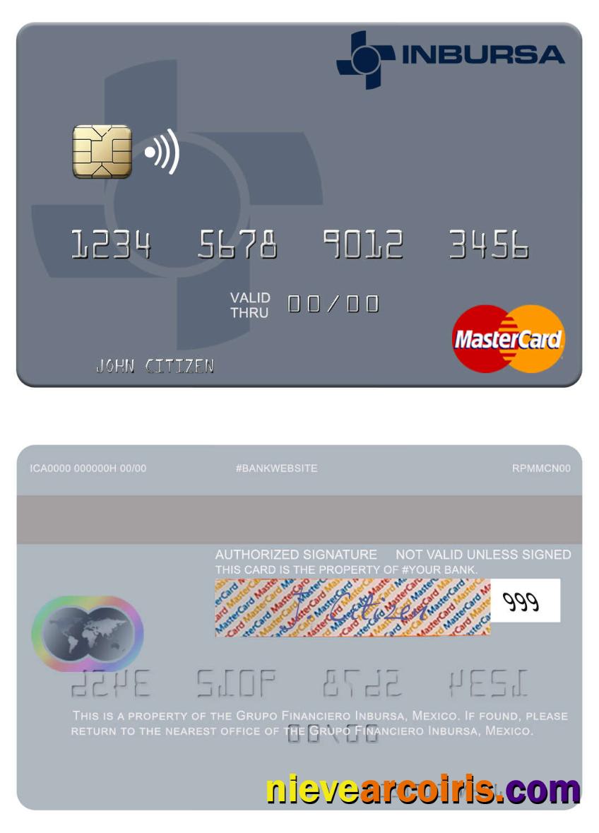 Mexico Grupo Financiero Inbursa mastercard
